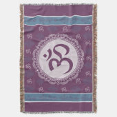 OM Mandala - Werft Blanket Decke (Vorderseite Vertikal)