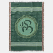 OM Mandala - Werft Blanket Decke (Vorderseite Vertikal)
