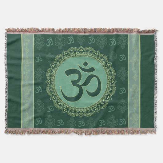 OM Mandala - Werft Blanket Decke (Vorderseite)