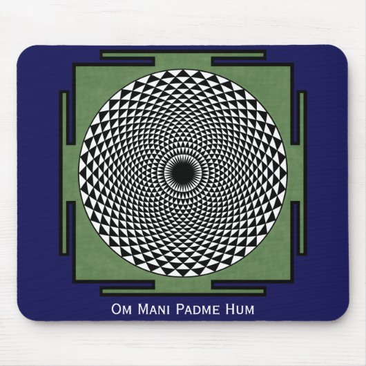 Om Mani Padme Hum chant Mousepad (Vorne)