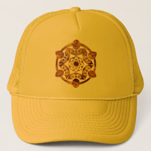 Om Mani Padme Hum - Golden Mandala Truckerkappe