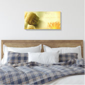 Om mani padme hum leinwanddruck (Insitu (Schlafzimmer))