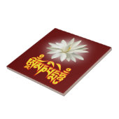 Om mani padme hum mantra fliese (Seite)