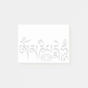 Om Mani Padme Hum Post-it Klebezettel