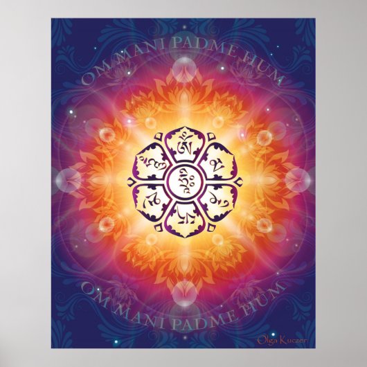 Om Mani Padme Hum Poster (Vorne)