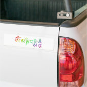 Om Mani Padme Hum Tibetan Mantra Rainbow Autoaufkleber (Auf Lkw)