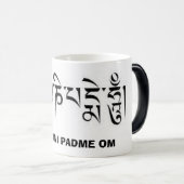 OM Mani Padme OM Verwandlungstasse (VorderseiteRechts)