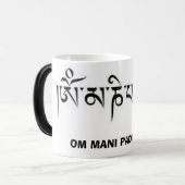 OM Mani Padme OM Verwandlungstasse (Vorderseite Links)