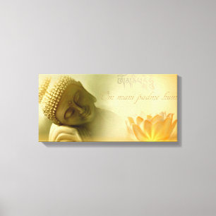OM Mani padme Summen Leinwanddruck