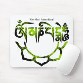 OM Mani padme Summen Mousepad (Mit Mouse)