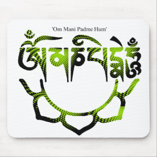 OM Mani padme Summen Mousepad