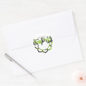 OM Mani padme Summen Runder Aufkleber (Umschlag)