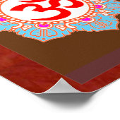 Om Mantra Art: by Navin Joshi, LOWPRICE Geschenke Poster (Ecke)