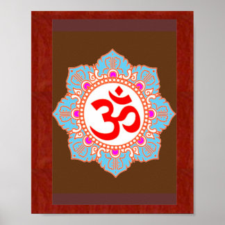 Om Mantra Art: by Navin Joshi, LOWPRICE Geschenke Poster