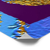 OM MANTRA - Für den Frieden Poster (Ecke)