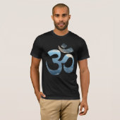 Om Mantra Meditation Yoga Mens vorne und hinten T-Shirt (Vorne ganz)