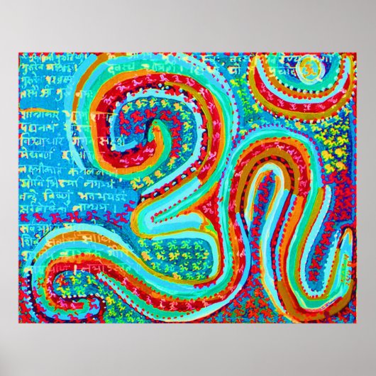 OM MANTRA: Om 108 mal und andere Mantras Poster (Vorne)