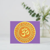 OM MANTRA POSTKARTE (Stehend Vorderseite)