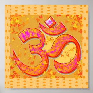 OM Mantra Symbol: OMMANTRA Poster