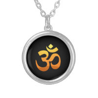 Om Mantra Symbol Yoga Asana Relax Fitness Gold Sun