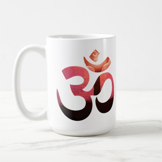 Om Mantra Symbol Yoga Meditation Inspiration Kaffeetasse (Links)