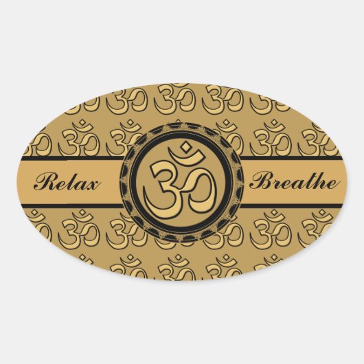 Om Medical Relax & Breathe Sticker (Vorderseite)