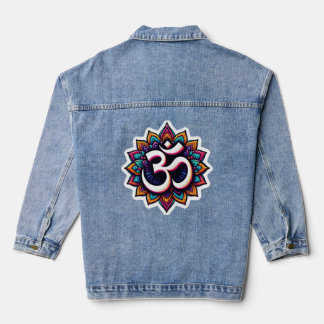 Om Medical Symbol Denim Jacke