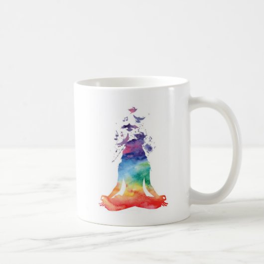 OM Meditation Yoga Mug Kaffeetasse (Rechts)