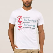 OM mein Darlin T-Shirt (Vorderseite)