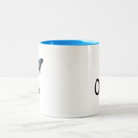 Om mit Schmetterling - Tasse (Mittel)