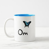 Om mit Schmetterling - Tasse (Links)