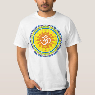 OM mit traditioneller indischer Art Mandana T-Shirt