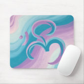 Om Mouse Pad Mousepad (Mit Mouse)