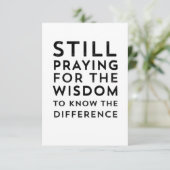 OM NA Unglaublich witzig Gebetskarte (Stehend Vorderseite)