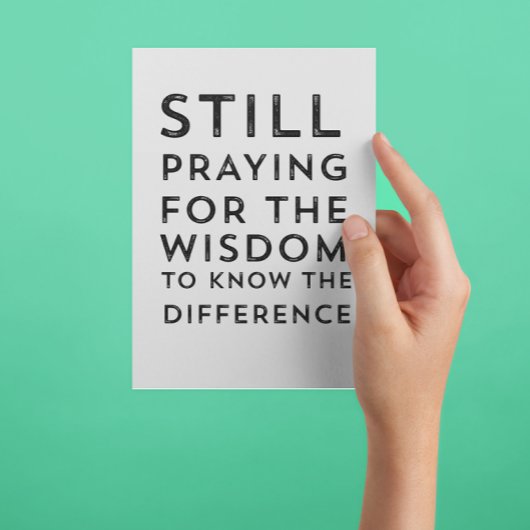 OM NA Unglaublich witzig Gebetskarte