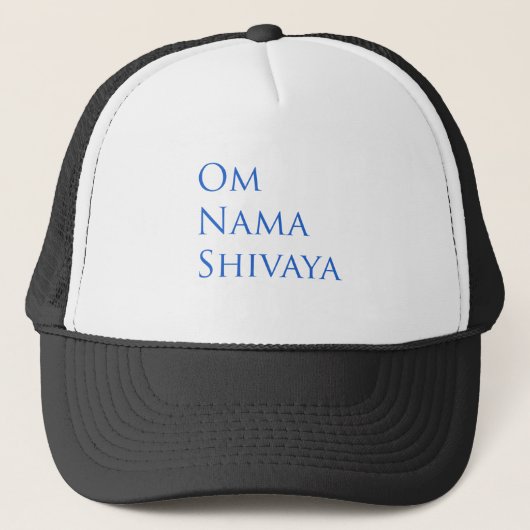 Om Nama Shivaya Truckerkappe (Vorderseite)