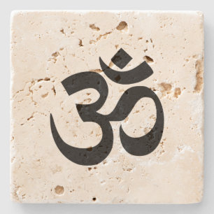 Om Namah Shivaya Om Shanti Om Om Symbol ॐ Frieden Steinuntersetzer