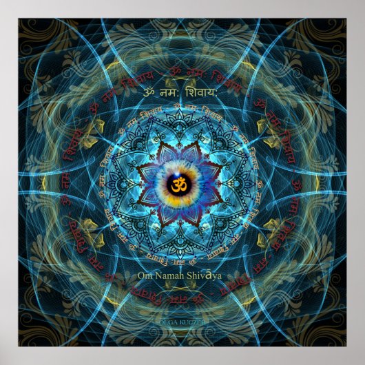 Om Namah Shivaya Poster (Vorne)