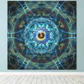 Om Namah ShivayaDie wahre Identität - Sie selbst Leinwanddruck (Insitu (Holzboden))