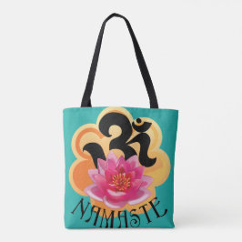 OM Namaste ganz über DruckTasche Tasche