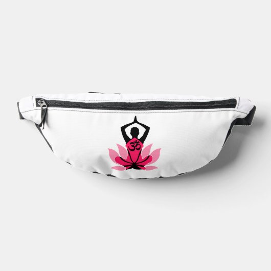 OM Namaste Spirituelle Lotus Blume Yoga Bauchtasche (Ablage )