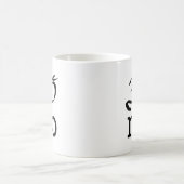 Om no Funny Um No Kaffeetasse (Mittel)