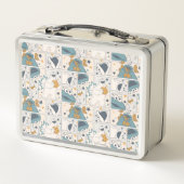 Om Nom Nom Comic Pattern Metall Lunch Box (Rückseite)