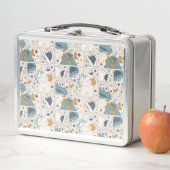 Om Nom Nom Comic Pattern Metall Lunch Box (Beispiel)