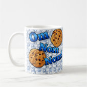 OM Nom Nom, Meme Liebe-Plätzchen Kaffeetasse (Links)