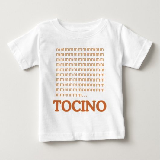 OM NOM NOM mmm... TOCINO Baby T-shirt (Vorderseite)