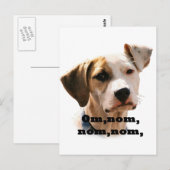 Om, nom, nom, nom, postkarte (Vorne/Hinten)