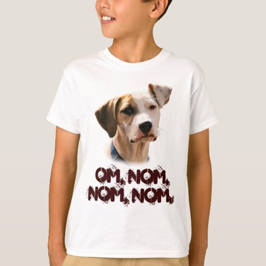 Om, nom, nom, nom, T-Shirt (Vorderseite)