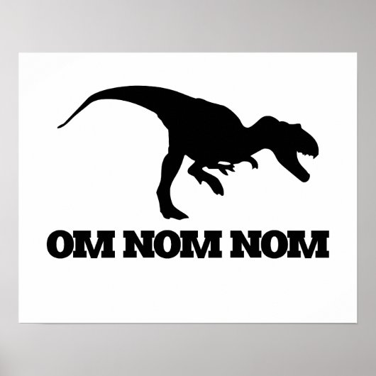 Om Nom Nom Poster (Vorne)