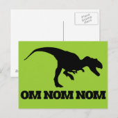 Om Nom Nom Postkarte (Vorne/Hinten)